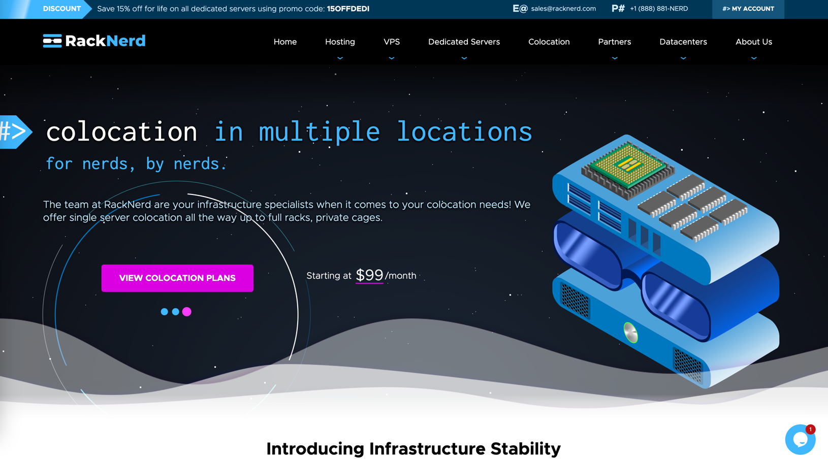 RackNerd homepage